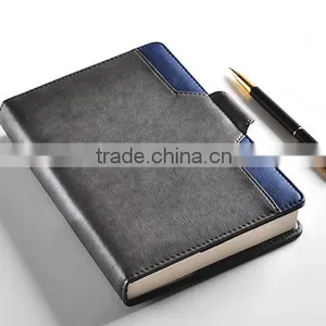 Top Grade Factory Competitive Price pu Leather Notebook With Pen thumbnail-6