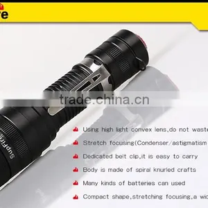 Long Range Self Defence Weapon Aluminum Alloy Flash Light thumbnail-2