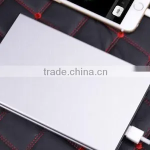 AWC834 2a Charger 12mm Ultrathin 20000mah Metal Dull Polish 2 Power Bank Charger Usb thumbnail-5