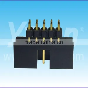 Dongguan Yxcon 2.54mm Pitch Dual Layer Dual Row Straight Box Header Connector thumbnail-2