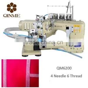4 Needle 6 Thread Flat Lock Sewing Machine Price thumbnail-1