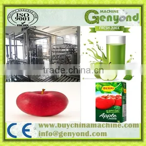 concentrated and non concentrated apple juice production line