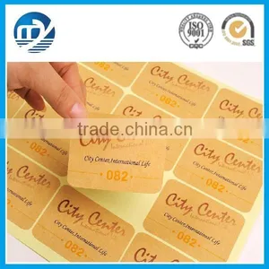 Self Adhesive Kraft Paper Sticker With High Quality thumbnail-1