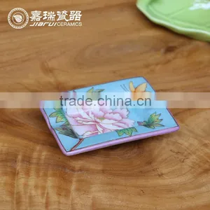 Portable Hand Painted Hotel Porcelain Ashtray Wholesale thumbnail-3