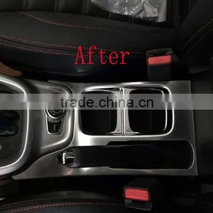 ABS Chrome Car Styling Water Glass Box Sticker Trim Interior Decoration Cover For Suzuki Vitara 2015 thumbnail-5