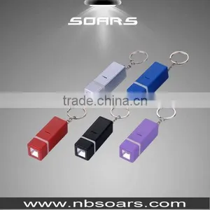 NS711 Mini Plastic LED Flashlight Keychain thumbnail-1