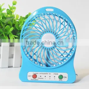 Wholesale OEM Custom Logo Air Battery Power Handheld High Speed Plastic Portable Rechargeable USB Desk Pocket Mini Fan thumbnail-6