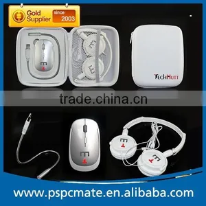 Headphone Mouse USB Lamp Gift Travel Kit for Laptop Computer thumbnail-1