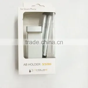 High Quality AHOLDB 5596 Mobile Phone Stand Holder Clip Mount Adapter Mini Tripod for IPhone6 Plus MIUI HTC Samsung S3 Bracket thumbnail-6