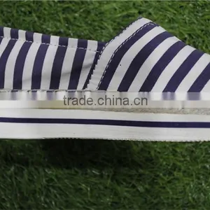 Purple Stripes Fashion Women Men Canvas Shoes thumbnail-5