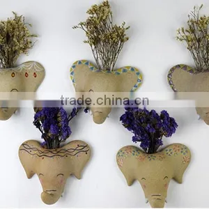 Creative Hand-painted Ceramic Vase Flower Animals Hanging Aromatherapy Bottles HY067102 thumbnail-5