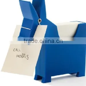 Pony Desktop Memo Note Holder Stand Office Gift With Pen Clip,Bk4111 thumbnail-3
