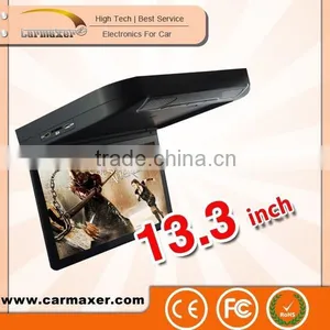 13.3inch Car Roof Mount Dvd Player Car Tft Lcd Roof Mounted Monitor tv Usb thumbnail-1