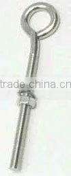 Stainless Steel Welded Eye Bolt With Washer and Nut thumbnail-1