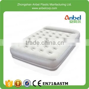 Inflatable Mattress Queen Air Bed Built in Electric Pump Mat thumbnail-2