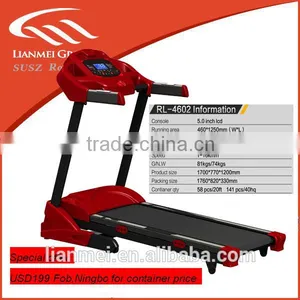 Sports Motorized Treadmill With Max.loading 150kgs, and With 5 Inch LCD Panel thumbnail-1