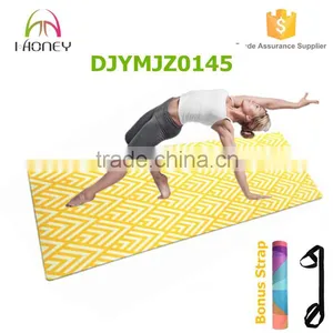 Premium Yoga Mats - Printed Design Exercise Mat + Carrying Strap thumbnail-1