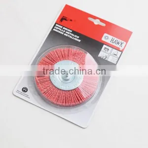 Nylon Wire Wheel Brushes Packed on Display Cards, Diameter 100mm or 4" thumbnail-1