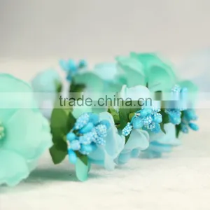 Wholesale Artificial Flower Bride Head Hydrangea Wreath Headdress thumbnail-2