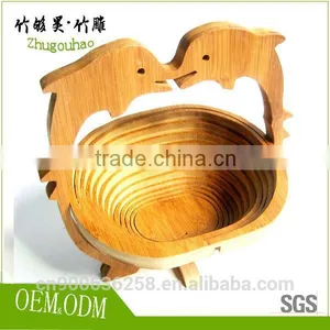 Baboo Folding Fruit Food Bread Baskets thumbnail-3