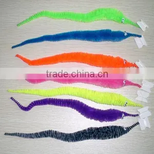 Novel Funny Children Plush Toy, Animal Toy, Twisty Worm thumbnail-1
