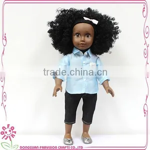 Beautiful Black Fashion Custom Vinyl Body Moveable Baby Doll thumbnail-5