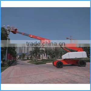 Self-propelled 4 Wheels Telescopic Aerial Platform With Low Price thumbnail-1