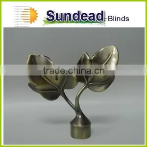 Chrome Alum Crystal Iron Curtain Pole Curtain Accessory Copper Satin Nickel Stainless Steel Silver thumbnail-1