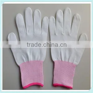 Environmental Monitoring Used 13 Gauge Knitted White Nylon Gloves 4131 thumbnail-1