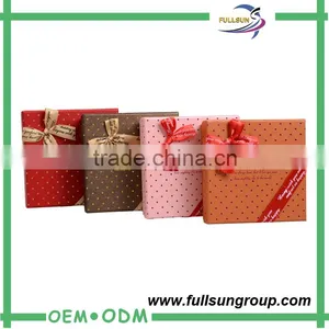Wholesale Customized Logo Ribbon Packing Carton Box for Sweet thumbnail-2
