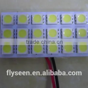 PCB 24SMD 5050 Car Panel Light, Car Roof 12v 24v Led Bulb ,Auto Bulb 12v/24v Quality Choice thumbnail-3