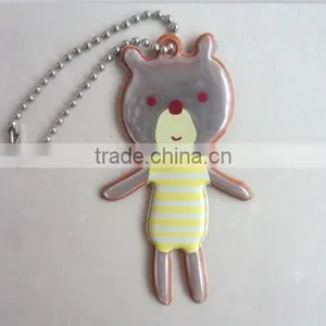 Promotional Gift Reflective PVC Keychain thumbnail-2