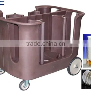 SC3-A01 Adjustable Rotomold Dish Cart/Adjustable Plate Trolley thumbnail-1
