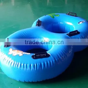 Lanqu Cheap Swimming Inflatable Floating Ring Pool Floating Mat 2 Ring 3 Ring thumbnail-3