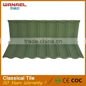 Cheap Metal Roofing Sheet Wanael Classical Glazed Clay Low Cost Roof Tiles thumbnail-4