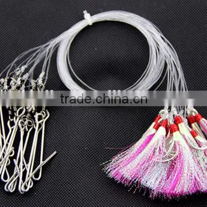 The NewJapan Fishing Hooks 25pcs/1 Bag Longline Traces Flasher Hook 50cm Fishhook Lure Hook for Fishing thumbnail-4