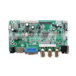 VGA+HDMI+2AV(IN)+1AV(OUT)+USB Input LCD Driver Board thumbnail-1