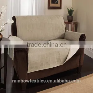 Faux Suede Furniture Cover With Non-slip Fabric thumbnail-2