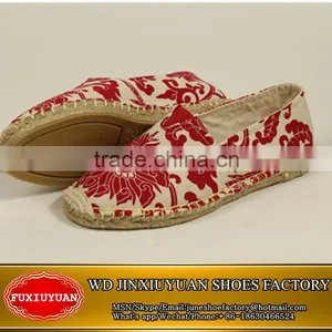 Woman Hemp Rope Sole Canvas Espadrille Shoes Comfortable Casual Shoe Manufactory thumbnail-1