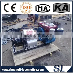 Gasoline Speedy Petrol 5 Tons Engine Powered Hoist Winch 5 Tons thumbnail-1