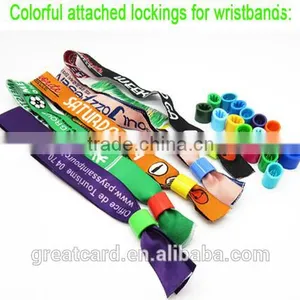 Custom RFID Fabric Woven Festival Polyester Wristbands RFID for Events and Concert thumbnail-2