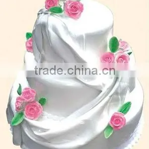 Plastic Wedding Simulation 3-tier Small Cake Display thumbnail-1