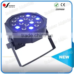 High Brightness Changing Color Pro DJ RGBW 4in1 LED Par Light 18Pcs 1W thumbnail-1