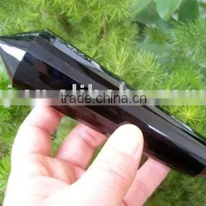 Natural Rock Obsidian Point/Wand thumbnail-1