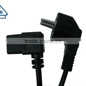 VDE Power Cords European Standard Power Plug Right Angle thumbnail-1