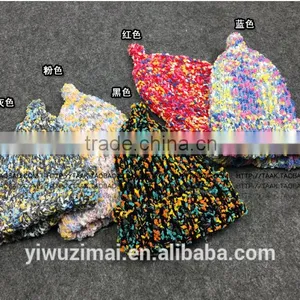 South Korea Knitted Candy Color Pointed Cap Warm Thickening Couples Hat thumbnail-1