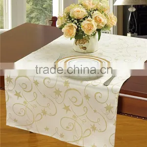 Poloyester Table Cloth/Flower Table Linen/Flower Prinnted Tablecloth/ thumbnail-5