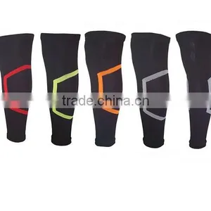 Men Silicone Antiskid Long Knee Support Brace Pad Protector Basketball Leg Sleeve Sports Kneepad thumbnail-1