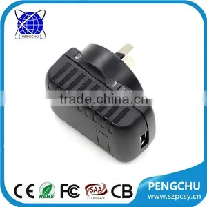 12.5w 5v 2.5a Usb Wall Charger With UK US EU AU Plug thumbnail-4