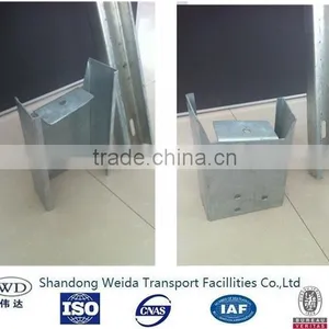 Highway Guardrail Used Galvanized Steel Beam Post C Type Post thumbnail-2